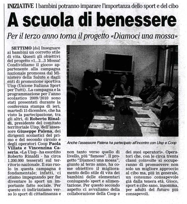 Corriere sportivo 21 dic 09